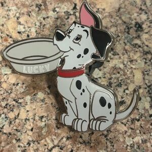 Disneyland Paris 101 Dalmatians Lucky Holding Food Bowl Pin